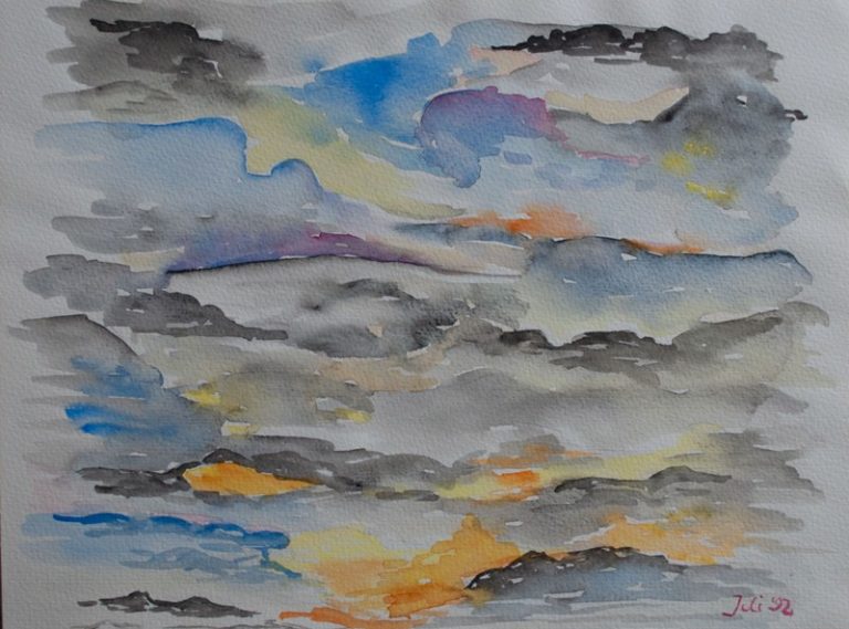 ohne Titel, 1992, Aquarell, 32x25 cm