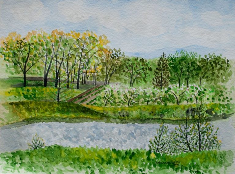 ohne Titel, 1994, Aquarell, 40x30 cm