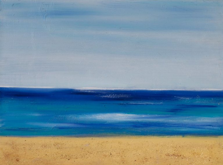 Goldstrand, 2005, Mischtechnik, 40x30 cm