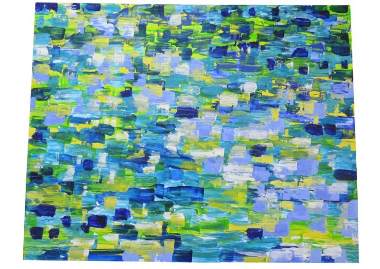 ohne Titel, Mischtechnik auf Malpappe, 100x80 cm, 2014