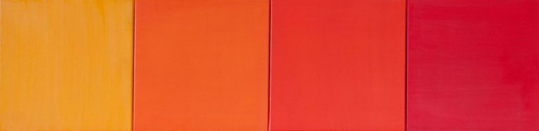 ohne Titel, 2009, Öl auf Leinwand, 4x30x30 cm