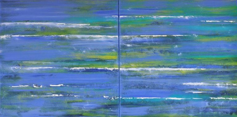 ohne Titel, 2011, Öl auf Leinwand, 2x60x60 cm