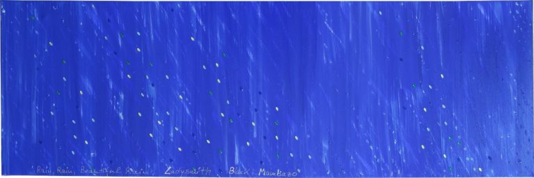 "Rain, Rain, Beautiful Rain, Öl auf Leinwand, 120x40 cm, 2013