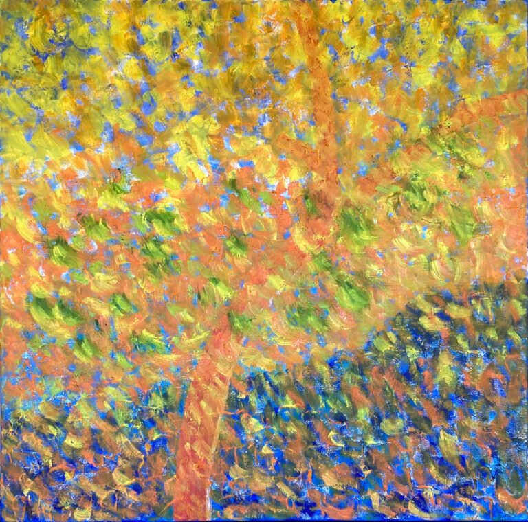 "Herbst I", Öl auf Leinwand, 80x80cm, 2019